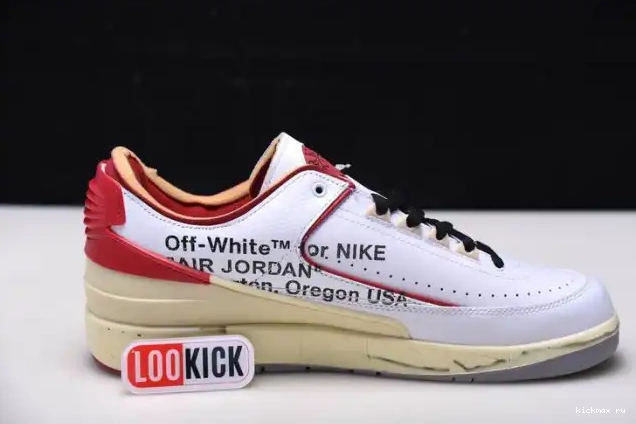 Rep Off-White Low White Jordan Retro DJ4375-106 SP Red 2 0527